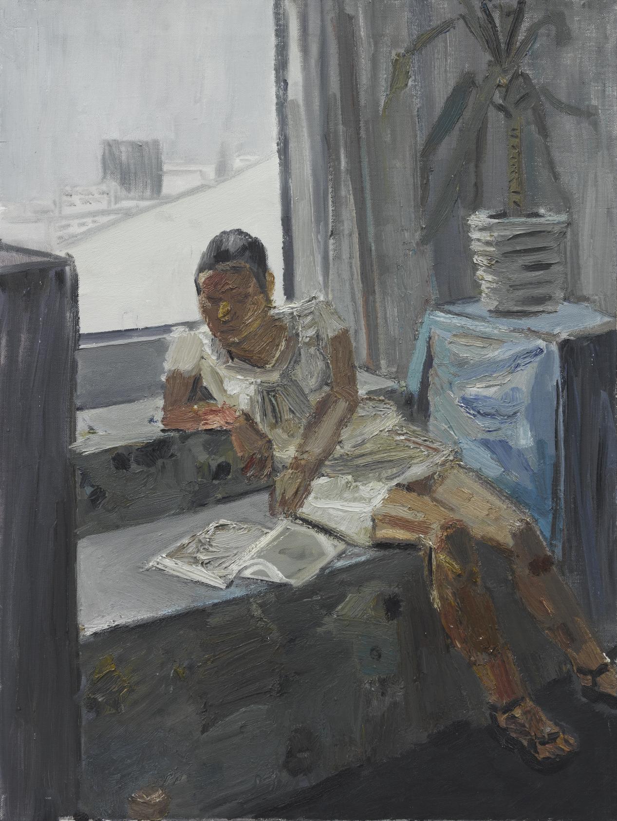 广西艺术学院基础部名师系列黄少鹏油画人物作品展顺利开展