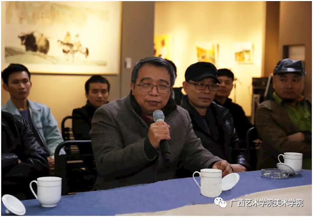 画甘南美术学院教师作品邀请展开幕式及学术研讨会在