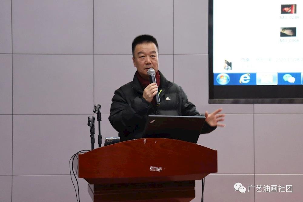 广西艺术学院美术学院李福岩院长总结发言嘉宾合影留念